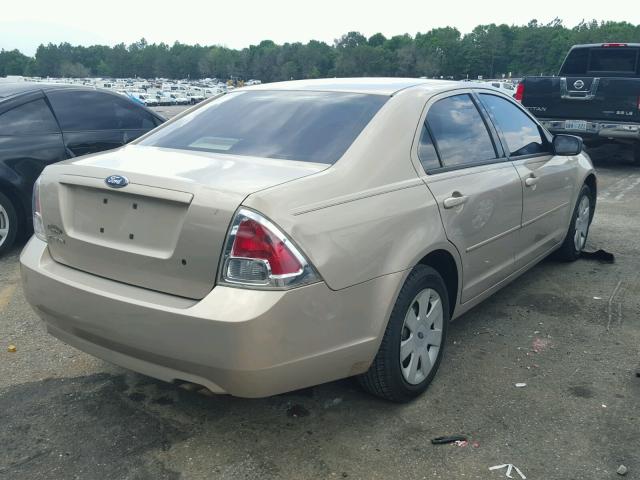 3FAFP06Z06R174466 - 2006 FORD FUSION S BEIGE photo 4