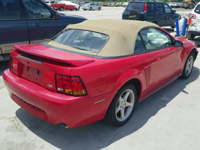 1FAFP46V7XF162091 - 1999 FORD MUSTANG CO RED photo 4