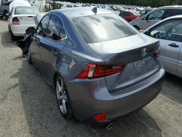 JTHBE1D26E5013789 - 2014 LEXUS IS GRAY photo 3