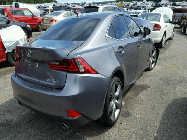 JTHBE1D26E5013789 - 2014 LEXUS IS GRAY photo 4