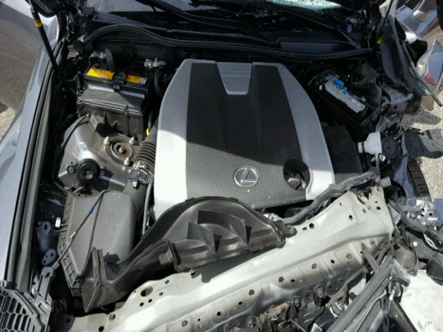 JTHBE1D26E5013789 - 2014 LEXUS IS GRAY photo 7