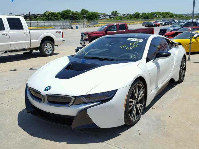 WBY2Z2C58EVX64723 - 2014 BMW I8 WHITE photo 2