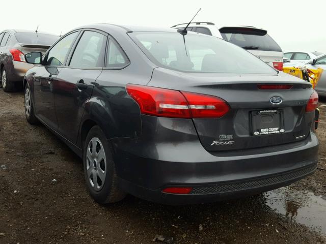 1FADP3E28GL371706 - 2016 FORD FOCUS S GRAY photo 3