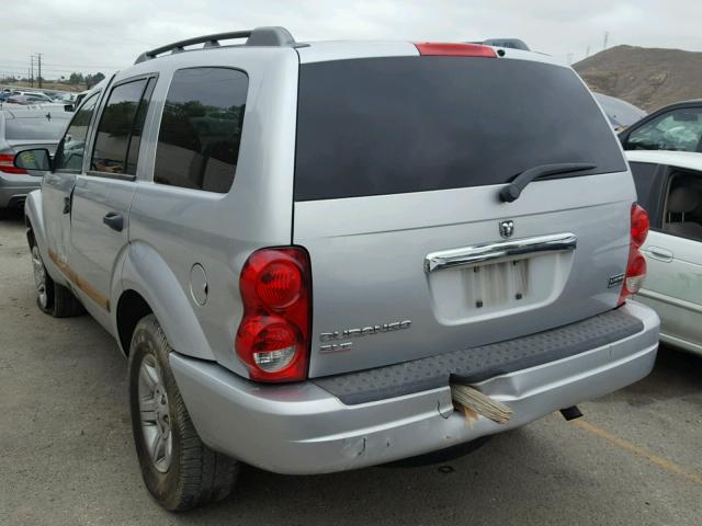 1D4HD48D35F562617 - 2005 DODGE DURANGO SL SILVER photo 3