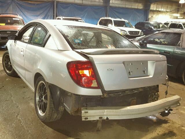 1G8AN12F23Z174997 - 2003 SATURN ION LEVEL SILVER photo 3