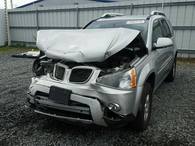 2CKDL43F086329471 - 2008 PONTIAC TORRENT AW GRAY photo 2