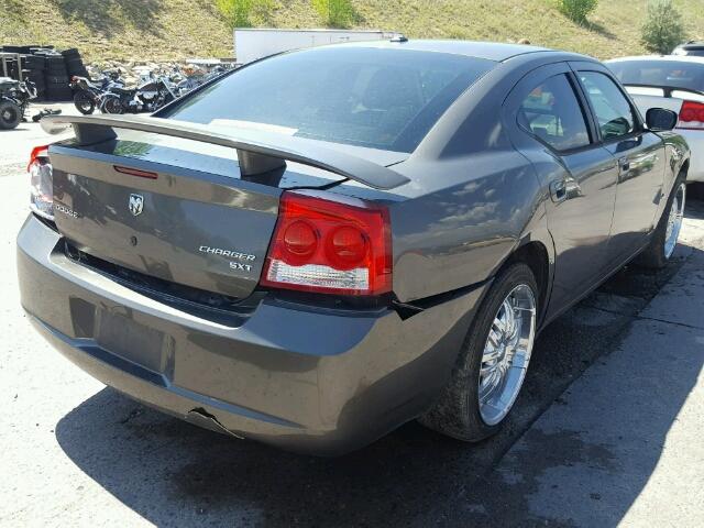 2B3KA33V29H532696 - 2009 DODGE CHARGER SX GRAY photo 4