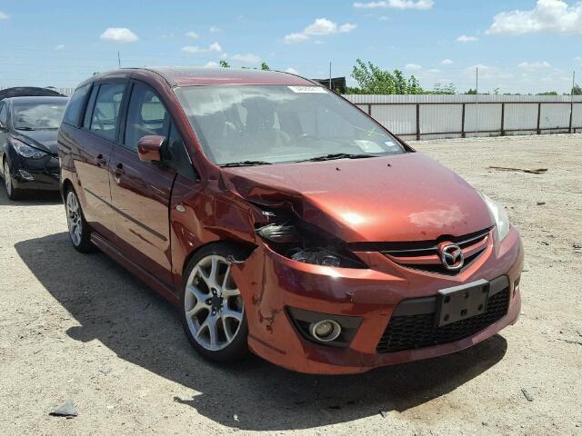 JM1CR293680316204 - 2008 MAZDA 5 MAROON photo 1