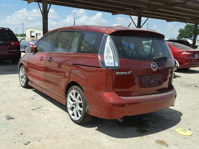 JM1CR293680316204 - 2008 MAZDA 5 MAROON photo 3