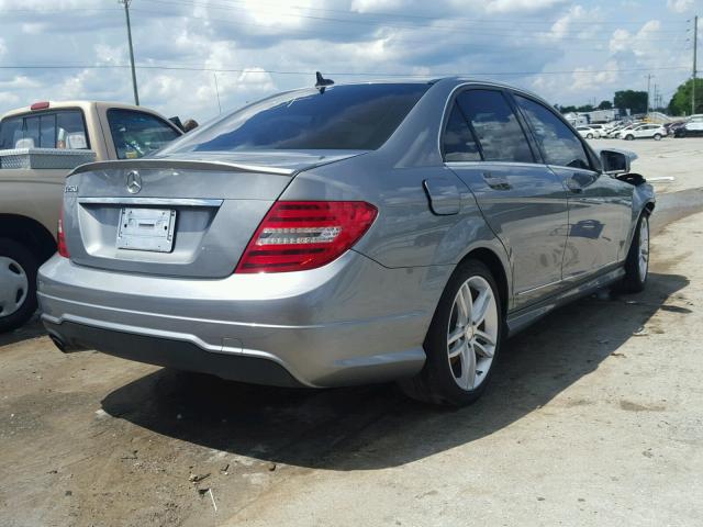 WDDGF4HB1DR271408 - 2013 MERCEDES-BENZ C 250 CHARCOAL photo 4