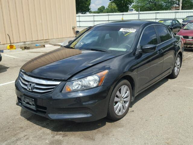 1HGCP2F8XBA036407 - 2011 HONDA ACCORD EX- BLACK photo 2