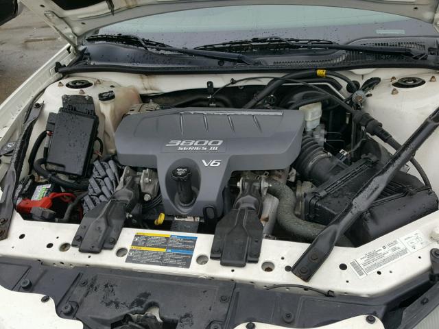 2G2WP522851342345 - 2005 PONTIAC GRAND PRIX WHITE photo 7