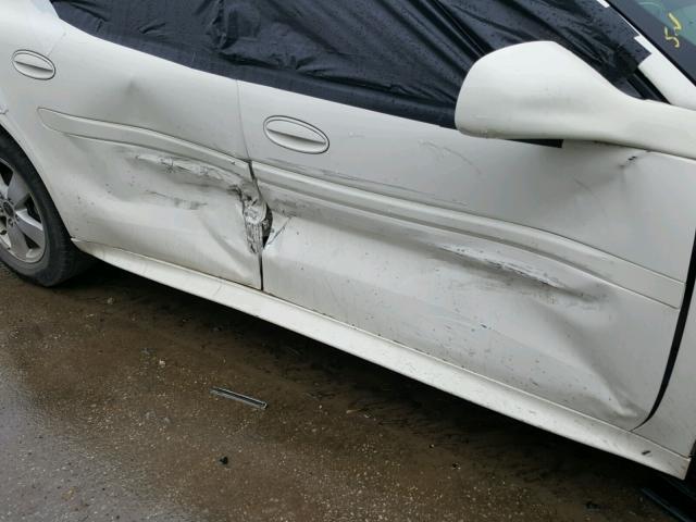 2G2WP522851342345 - 2005 PONTIAC GRAND PRIX WHITE photo 9