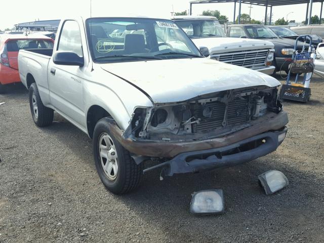 5TENL42NX4Z345989 - 2004 TOYOTA TACOMA SILVER photo 1