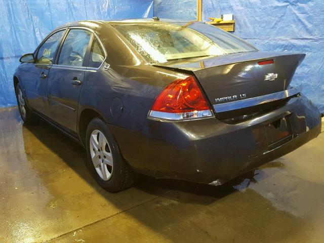 2G1WB58N181363885 - 2008 CHEVROLET IMPALA LS BROWN photo 3