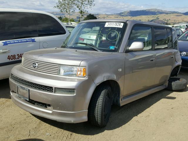 JTLKT324140135192 - 2004 TOYOTA SCION XB ვერცხლისფერი ფოტო 2