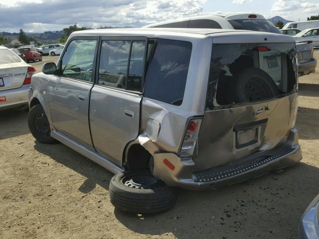 JTLKT324140135192 - 2004 TOYOTA SCION XB ვერცხლისფერი ფოტო 3