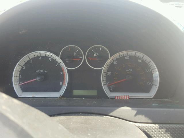 KL1TD66E59B626708 - 2009 CHEVROLET AVEO LS WHITE photo 8