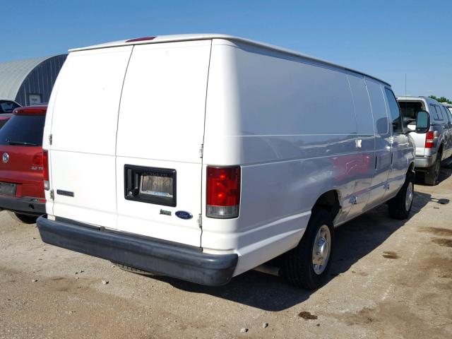 1FTNS14W19DA27895 - 2009 FORD ECONOLINE WHITE photo 4