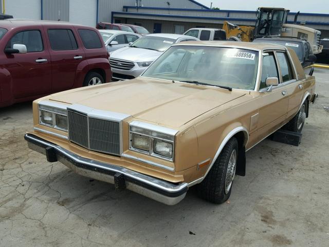 1C3BF66P7FX523244 - 1985 CHRYSLER FIFTH AVEN GOLD photo 2