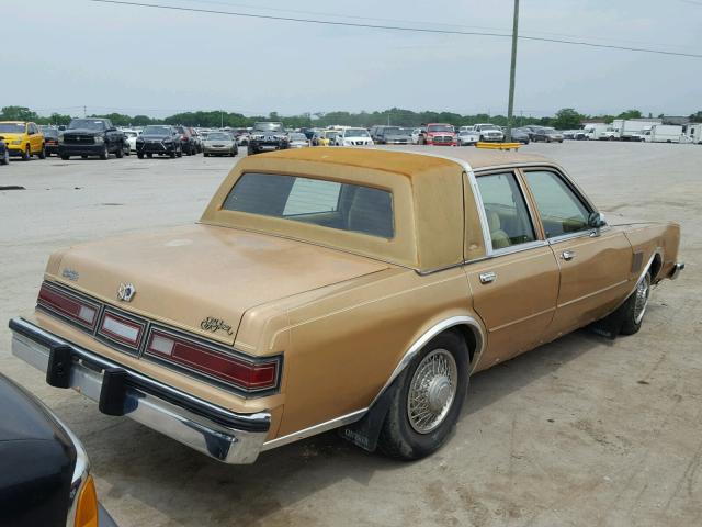 1C3BF66P7FX523244 - 1985 CHRYSLER FIFTH AVEN GOLD photo 4