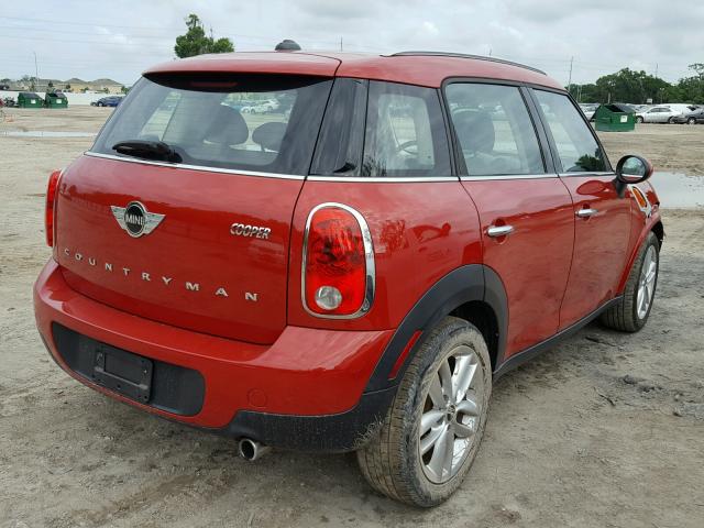 WMWZB3C55EWR39222 - 2014 MINI COOPER COU RED photo 4