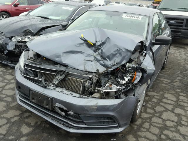 3VW1K7AJXFM310402 - 2015 VOLKSWAGEN JETTA BASE 蓝色 照片 2