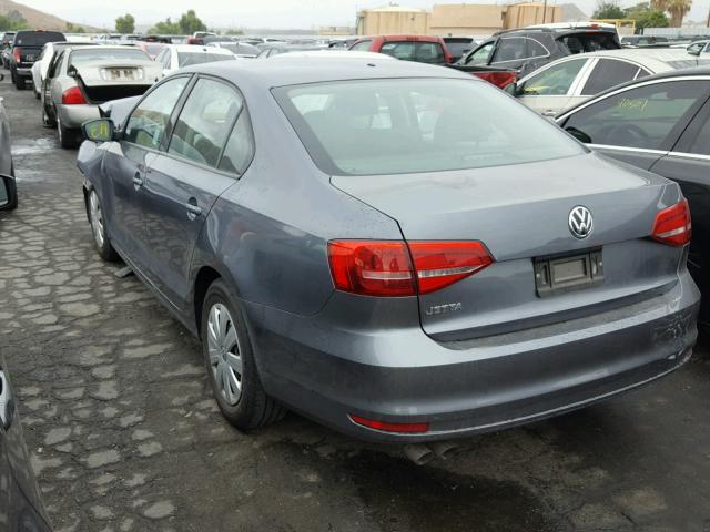 3VW1K7AJXFM310402 - 2015 VOLKSWAGEN JETTA BASE 蓝色 照片 3