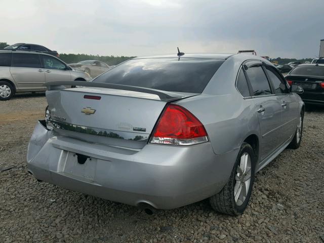 2G1WC5EM8A1254645 - 2010 CHEVROLET IMPALA LTZ SILVER photo 4