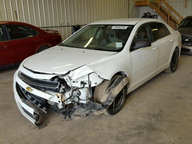 1G1ZB5EU1CF371303 - 2012 CHEVROLET MALIBU LS WHITE photo 2