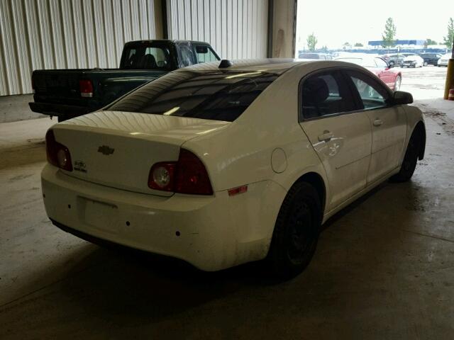 1G1ZB5EU1CF371303 - 2012 CHEVROLET MALIBU LS WHITE photo 4