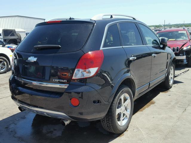 3GNFL4E56CS601284 - 2012 CHEVROLET CAPTIVA SP BLACK photo 4