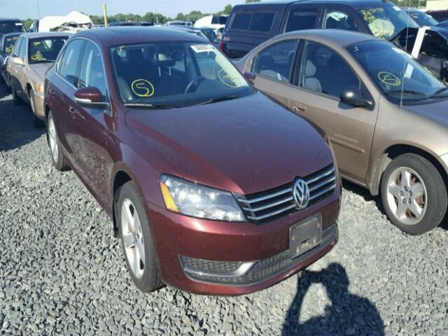 1VWBP7A30DC081640 - 2013 VOLKSWAGEN PASSAT SE BROWN photo 1