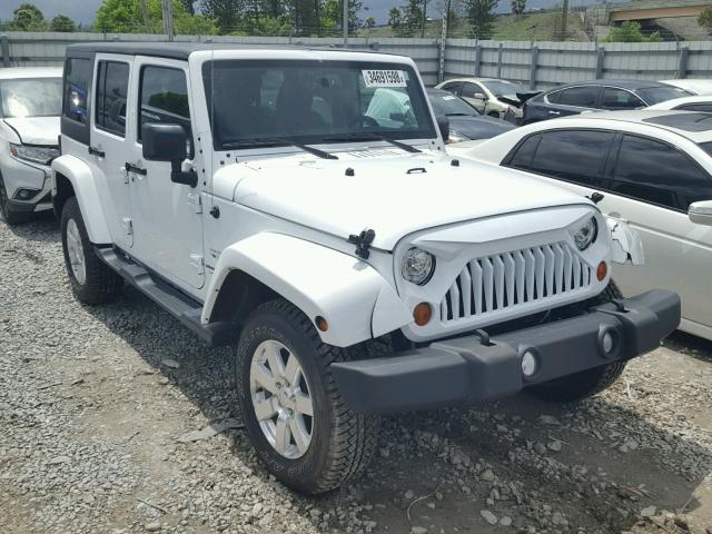 1C4BJWEG4JL811959 - 2018 JEEP WRANGLER U WHITE photo 1