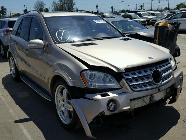 4JGBB77E87A183273 - 2007 MERCEDES-BENZ ML 63 AMG GOLD photo 1