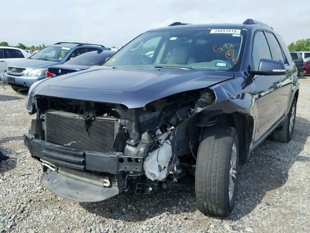 1GKKRRKD3EJ318249 - 2014 GMC ACADIA SLT ლურჯი ფოტო 2