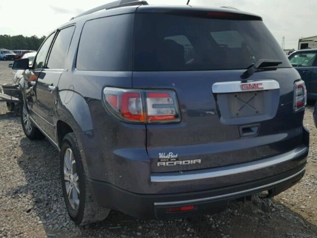 1GKKRRKD3EJ318249 - 2014 GMC ACADIA SLT ლურჯი ფოტო 3