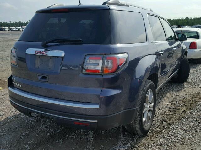 1GKKRRKD3EJ318249 - 2014 GMC ACADIA SLT ლურჯი ფოტო 4