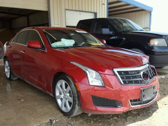 1G6AA5RA7D0127072 - 2013 CADILLAC ATS RED photo 1