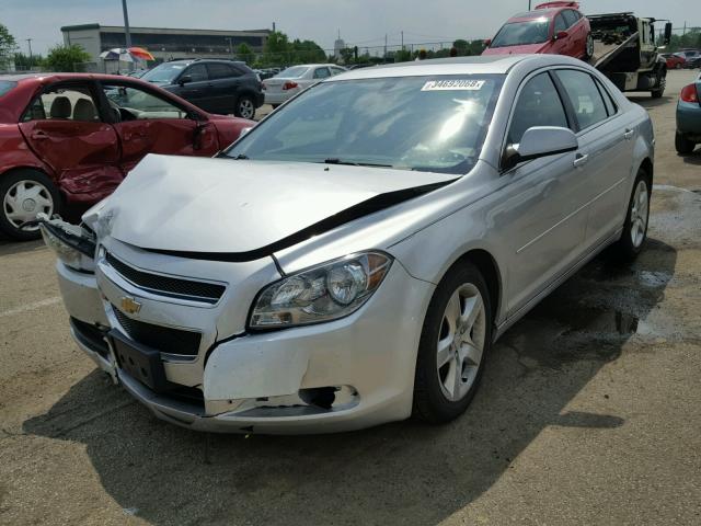 1G1ZC5E19BF379263 - 2011 CHEVROLET MALIBU 1LT SILVER photo 2