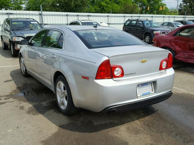 1G1ZC5E19BF379263 - 2011 CHEVROLET MALIBU 1LT SILVER photo 3