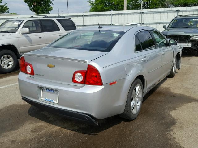 1G1ZC5E19BF379263 - 2011 CHEVROLET MALIBU 1LT SILVER photo 4