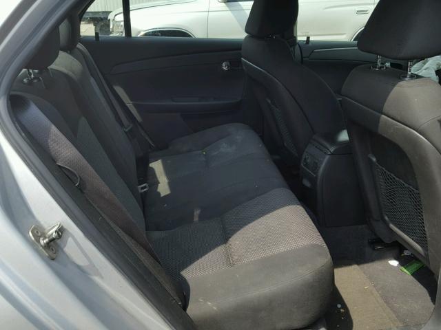 1G1ZC5E19BF379263 - 2011 CHEVROLET MALIBU 1LT SILVER photo 6