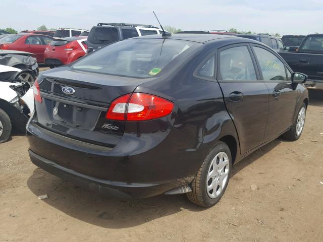 3FADP4AJ3CM145584 - 2012 FORD FIESTA S BLACK photo 4