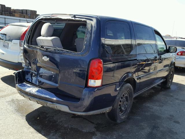 1GNDV23L86D199019 - 2006 CHEVROLET UPLANDER L 蓝色 照片 4