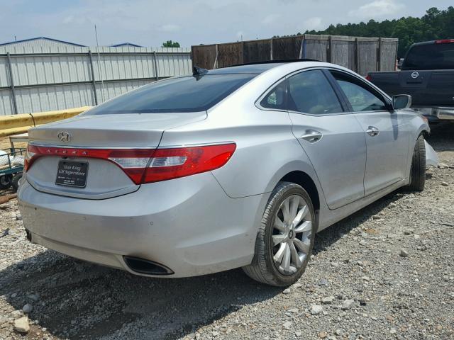 KMHFH4JG5CA139699 - 2012 HYUNDAI AZERA GLS SILVER photo 4