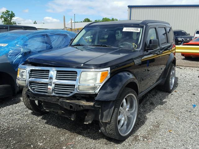 1D8GT28K57W723455 - 2007 DODGE NITRO SXT BLACK photo 2