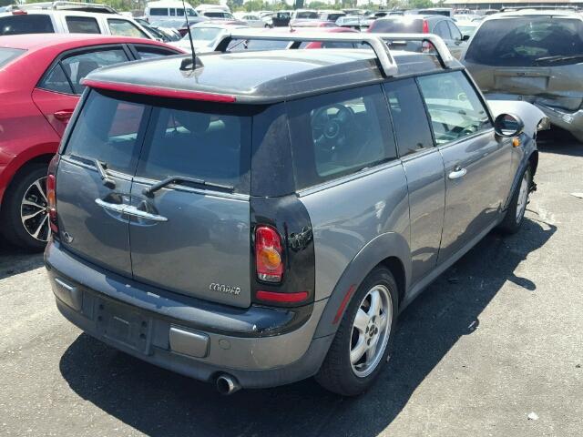 WMWML3C52ATX51096 - 2010 MINI COOPER GRAY photo 4