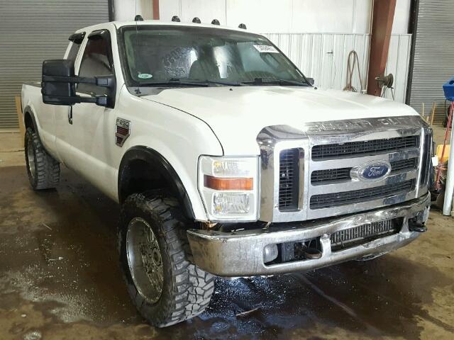 1FTSX21R98EB58087 - 2008 FORD F250 SUPER WHITE photo 1