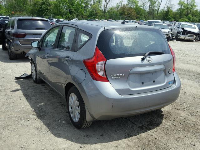 3N1CE2CP0FL360483 - 2015 NISSAN VERSA NOTE GRAY photo 3